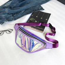 Load image into Gallery viewer, 2019 Holographic Women Fanny Pack Belt Bag