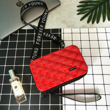 Load image into Gallery viewer, Geometric Plaid Totes Ladies Small Shoulder Bag