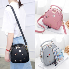 Load image into Gallery viewer, Double Zipper Sequined Embroidery Bag