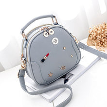 Load image into Gallery viewer, Double Zipper Sequined Embroidery Bag