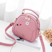 Load image into Gallery viewer, Double Zipper Sequined Embroidery Bag