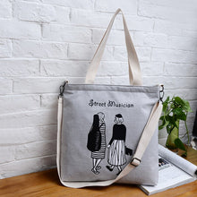 Load image into Gallery viewer, Cartoon Printed Women Canvas Bags