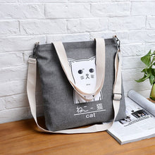 Load image into Gallery viewer, Cartoon Printed Women Canvas Bags