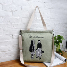 Load image into Gallery viewer, Cartoon Printed Women Canvas Bags