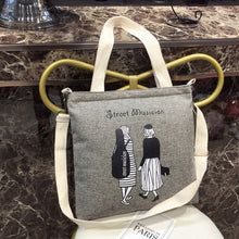 Load image into Gallery viewer, Cartoon Printed Women Canvas Bags