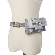Load image into Gallery viewer, Women Waist Bag Serpentine Detachable Belt Bag