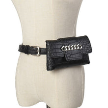 Load image into Gallery viewer, Women Waist Bag Serpentine Detachable Belt Bag