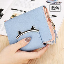 Load image into Gallery viewer, Cat Style Tassels Women Mini Wallets