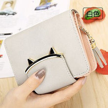 Load image into Gallery viewer, Cat Style Tassels Women Mini Wallets