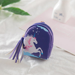 Cute Unicorn Rainbow Coin Bag