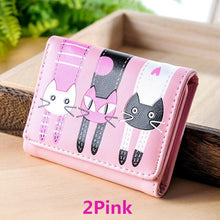 Load image into Gallery viewer, Hasp Cartoon Cat Wallet