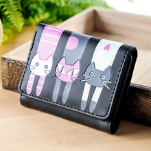 Load image into Gallery viewer, Hasp Cartoon Cat Wallet