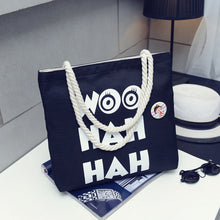 Load image into Gallery viewer, Women Canvas Handbag cartoon Printed