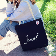 Load image into Gallery viewer, Women Canvas Handbag cartoon Printed