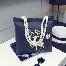 Load image into Gallery viewer, Women Canvas Handbag cartoon Printed