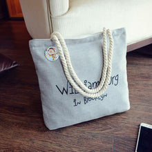 Load image into Gallery viewer, Women Canvas Handbag cartoon Printed