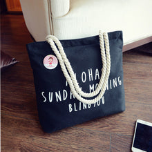 Load image into Gallery viewer, Women Canvas Handbag cartoon Printed