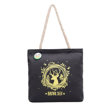 Load image into Gallery viewer, Women Canvas Handbag cartoon Printed