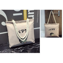 Load image into Gallery viewer, Women Canvas Handbag cartoon Printed