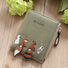 Load image into Gallery viewer, Individuality PU Leather Hasp Zipper Mini Coin Card Holder