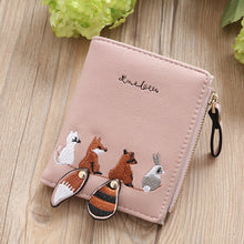 Load image into Gallery viewer, Individuality PU Leather Hasp Zipper Mini Coin Card Holder