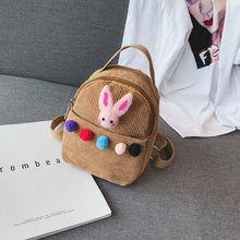 Load image into Gallery viewer, Cartoon Bunny Pig School Bag