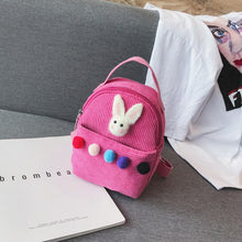 Load image into Gallery viewer, Cartoon Bunny Pig School Bag