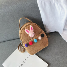Load image into Gallery viewer, Cartoon Bunny Pig School Bag