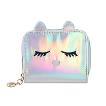 Load image into Gallery viewer, Fashion Pu Leather Laser Hologram Wallets