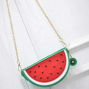 Summer Fruit Women Bag Cute Watermelon Shape Handbags Crossbody bag For Women Girls Shoulder Bag Beach Travel Messenger Bags