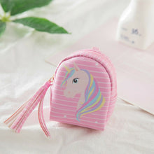 Load image into Gallery viewer, Cute Unicorn Rainbow Coin Bag